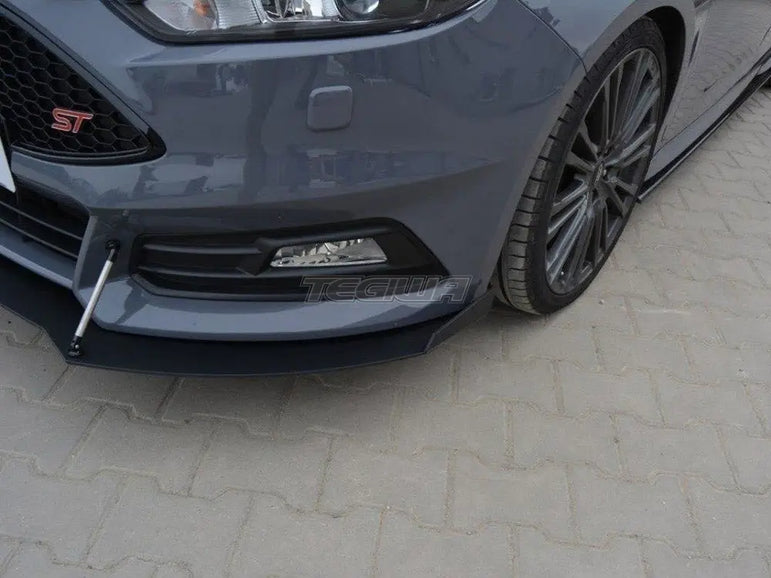 Maxton Design Front Racing Splitter V.2 Ford Focus 3 ST Facelift