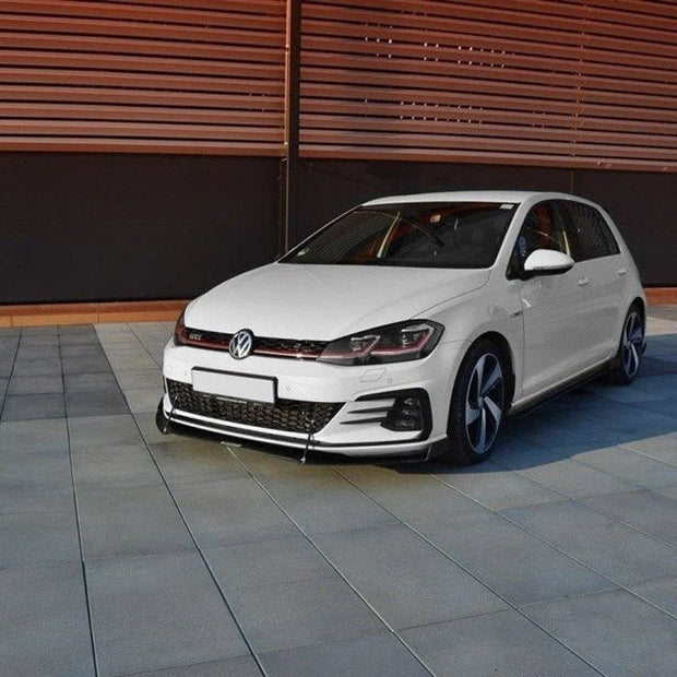 Maxton Design Front Racing Splitter V.2 Volkswagen Golf GTI MK7.5 17-19