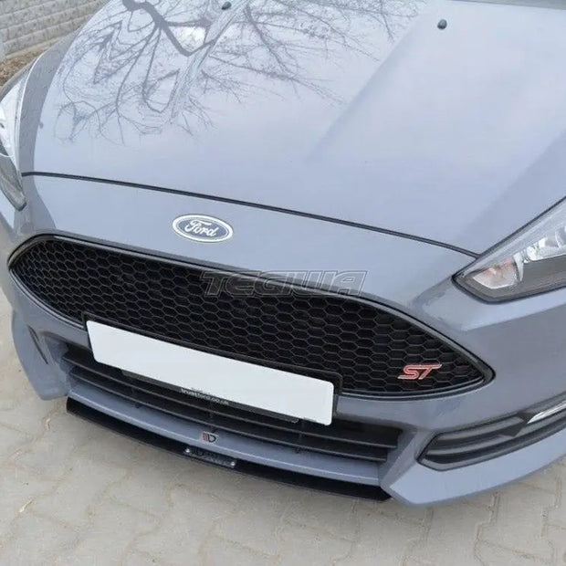 Maxton Design Front Racing Splitter V.3 Ford Focus 3 ST Facelift