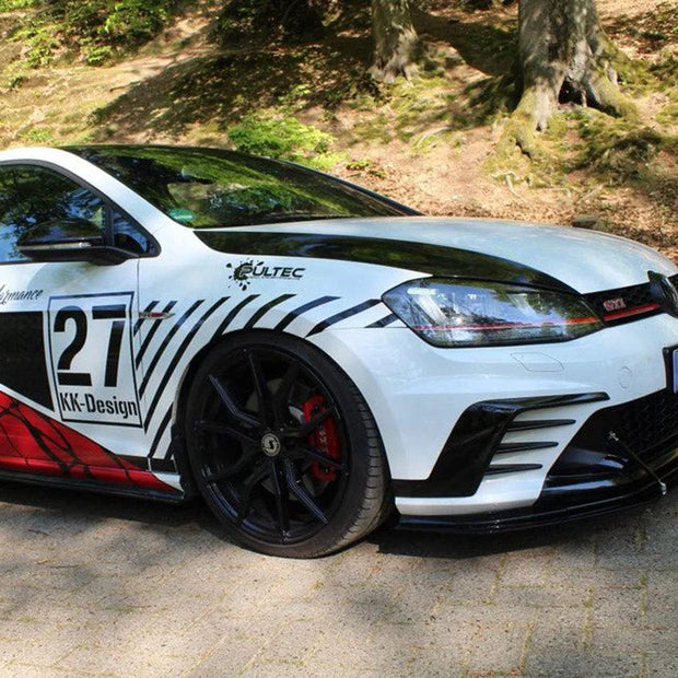Maxton Design Front Racing Splitter Volkswagen Golf MK7 GTI Clubsport 16-17