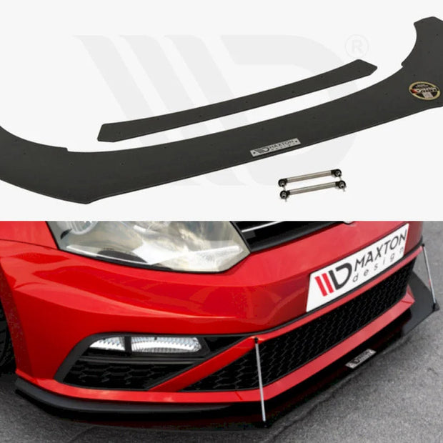 Maxton Design Front Racing Splitter Volkswagen Polo MK5 GTI Facelift 15-17