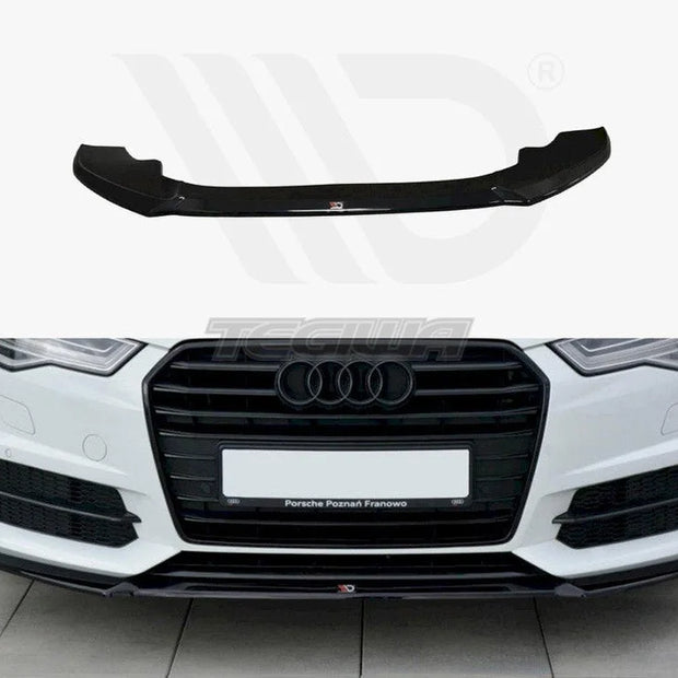 Maxton Design Front Splitter Audi A6 C7 S-line S6 C7 Facelift 14-18