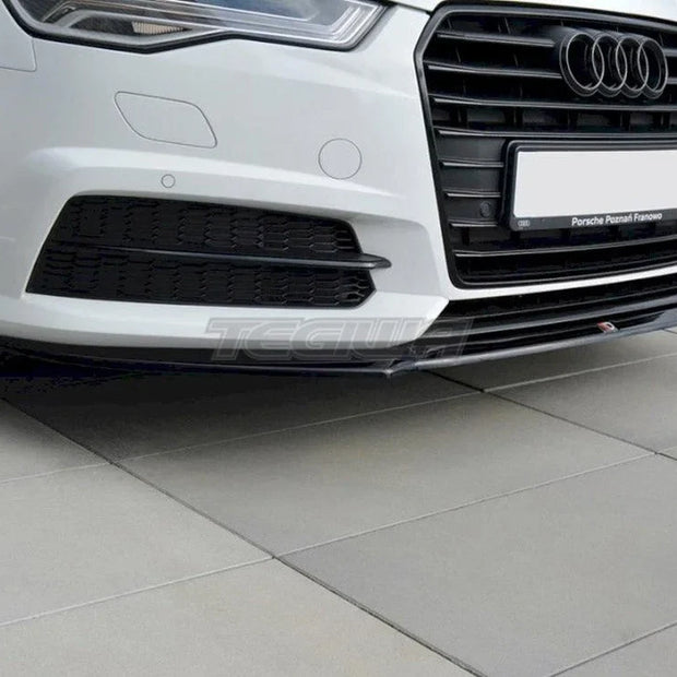 Maxton Design Front Splitter Audi A6 C7 S-line S6 C7 Facelift 14-18