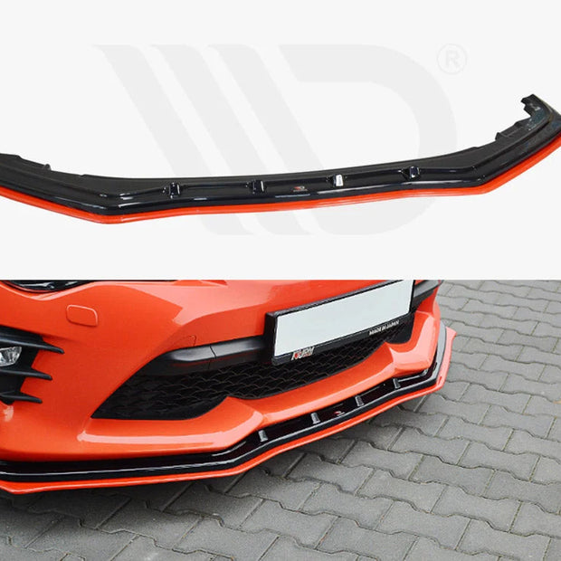 Maxton Design Front Splitter Black & Red V.4 Toyota GT86 Facelift 2017-UP