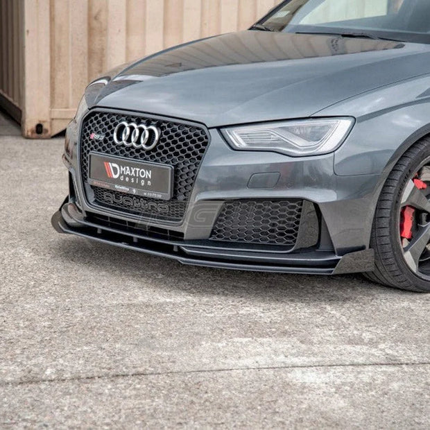 Maxton Design Front Splitter Flaps Audi RS3 8V Sportback 15-16