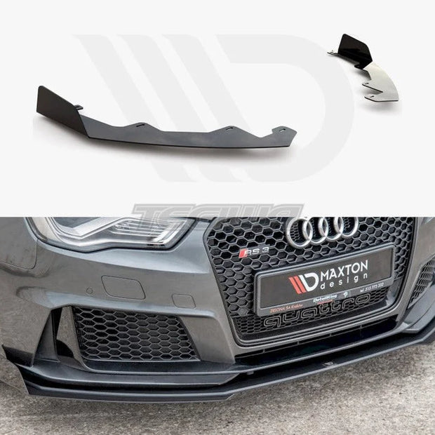 Maxton Design Front Splitter Flaps Audi RS3 8V Sportback 15-16