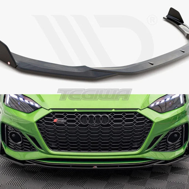 Maxton Design Front Splitter +flaps V.1 Audi RS5 F5 Facelift