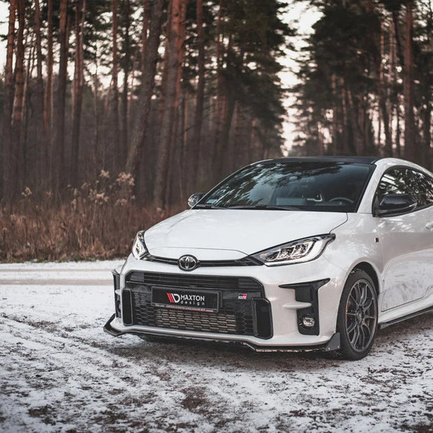 Maxton Design Front Splitter +flaps V3 Toyota GR Yaris MK4 2020-