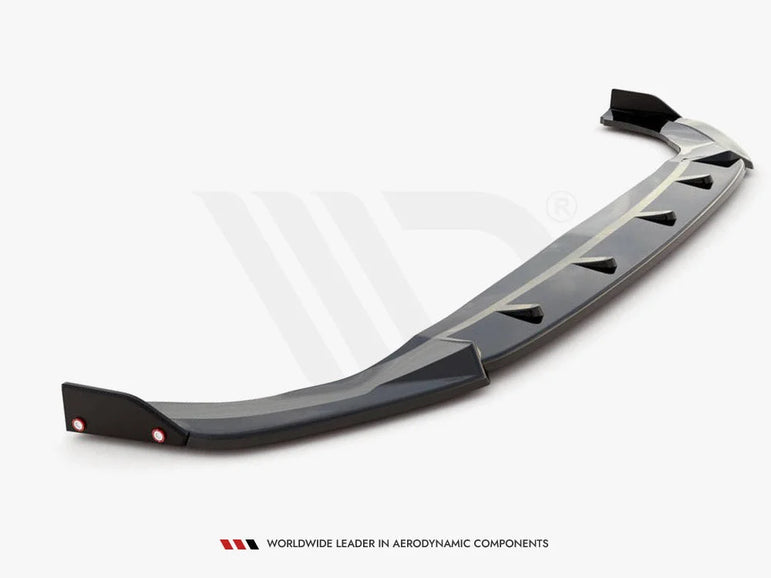 Maxton Design Front Splitter +flaps V3 Volkswagen Golf 8 GTI R-line 20-