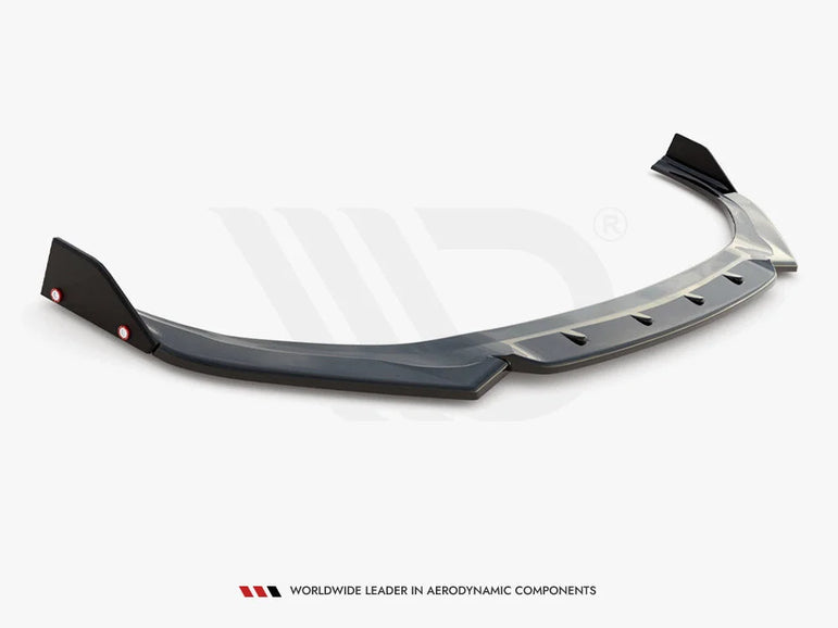 Maxton Design Front Splitter +flaps V6 Hyundai I30 N MK3 Hatchback fastback 01-20