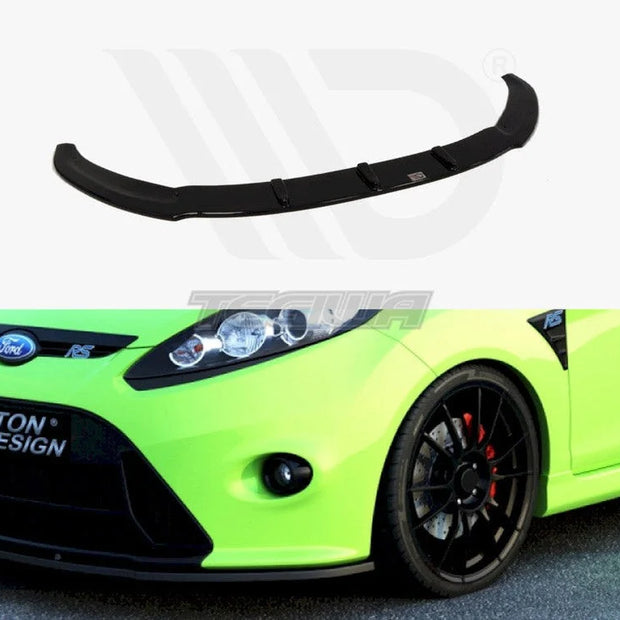 Maxton Design Front Splitter Ford Fiesta MK7 For RS Style Bumper
