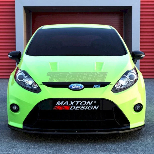 Maxton Design Front Splitter Ford Fiesta MK7 For RS Style Bumper