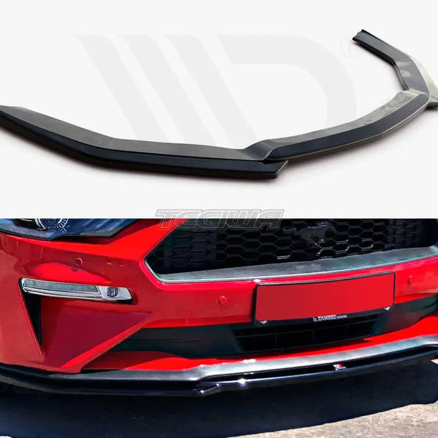Maxton Design Front Splitter Ford Mustang MK6 Facelift 2018-