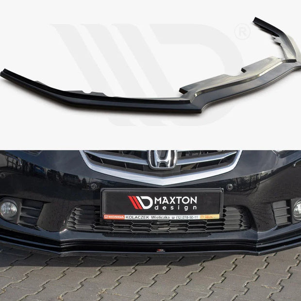 Maxton Design Front Splitter Honda Accord MK8 Facelift CU Series 01-15