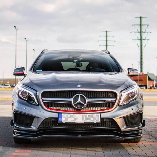 Maxton Design Front Splitter Mercedes-benz GLA 45 AMG SUV X156 Pre-facelift 14-17