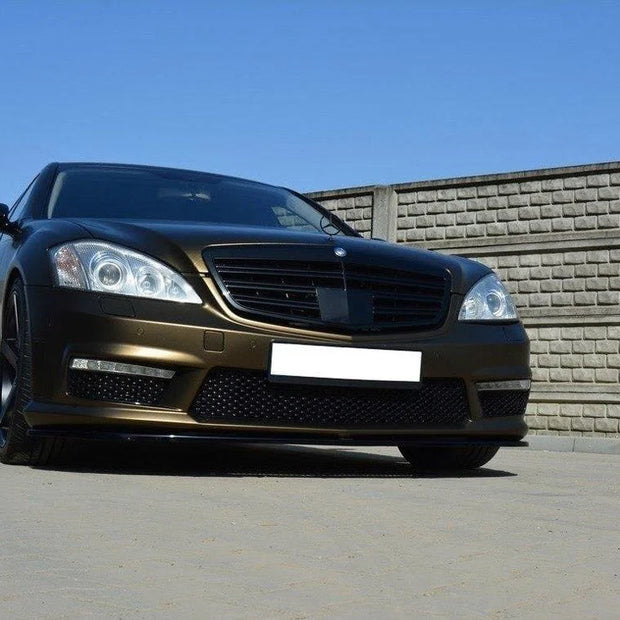 Maxton Design Front Splitter Mercedes S-class W221 AMG