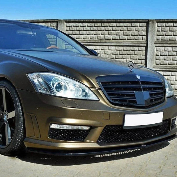 Maxton Design Front Splitter Mercedes S-class W221 AMG