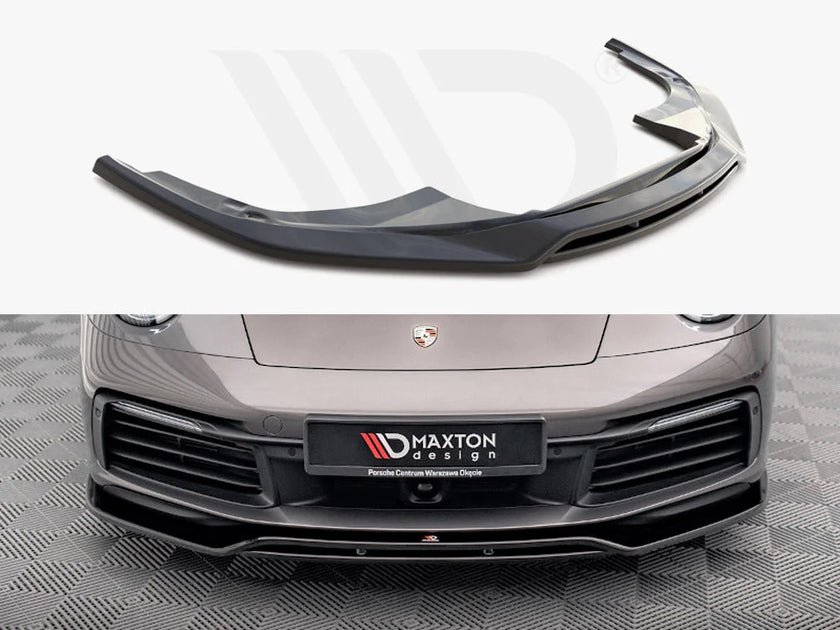 Maxton Design Front Splitter Porsche 911 Carrera 4S 992 2019-