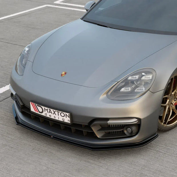 Maxton Design Front Splitter Porsche Panamera GTS 971 2019-