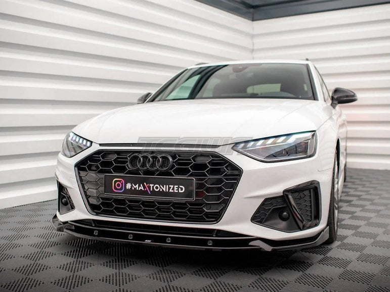 Maxton Design Front Splitter V.1 Audi A4 S-Line S4 B9 Facelift