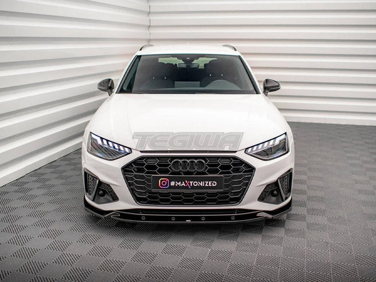 Maxton Design Front Splitter V.1 Audi A4 S-Line S4 B9 Facelift