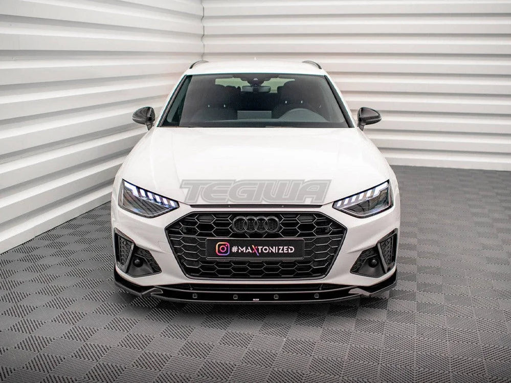 Maxton Design Front Splitter V.1 Audi A4 S-Line S4 B9 Facelift