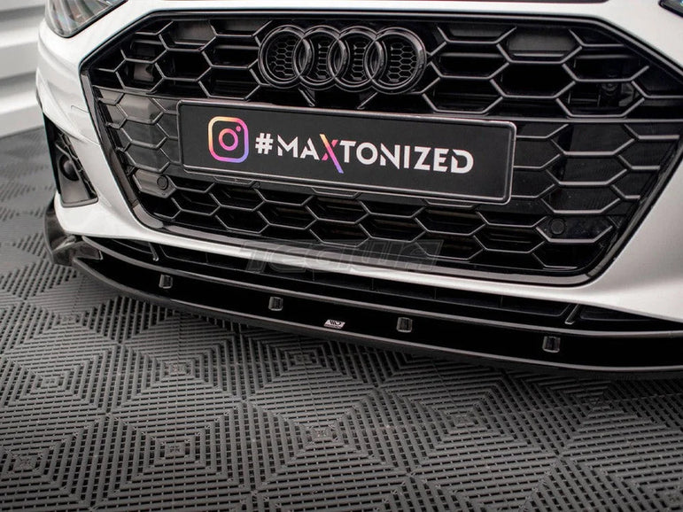 Maxton Design Front Splitter V.1 Audi A4 S-Line S4 B9 Facelift