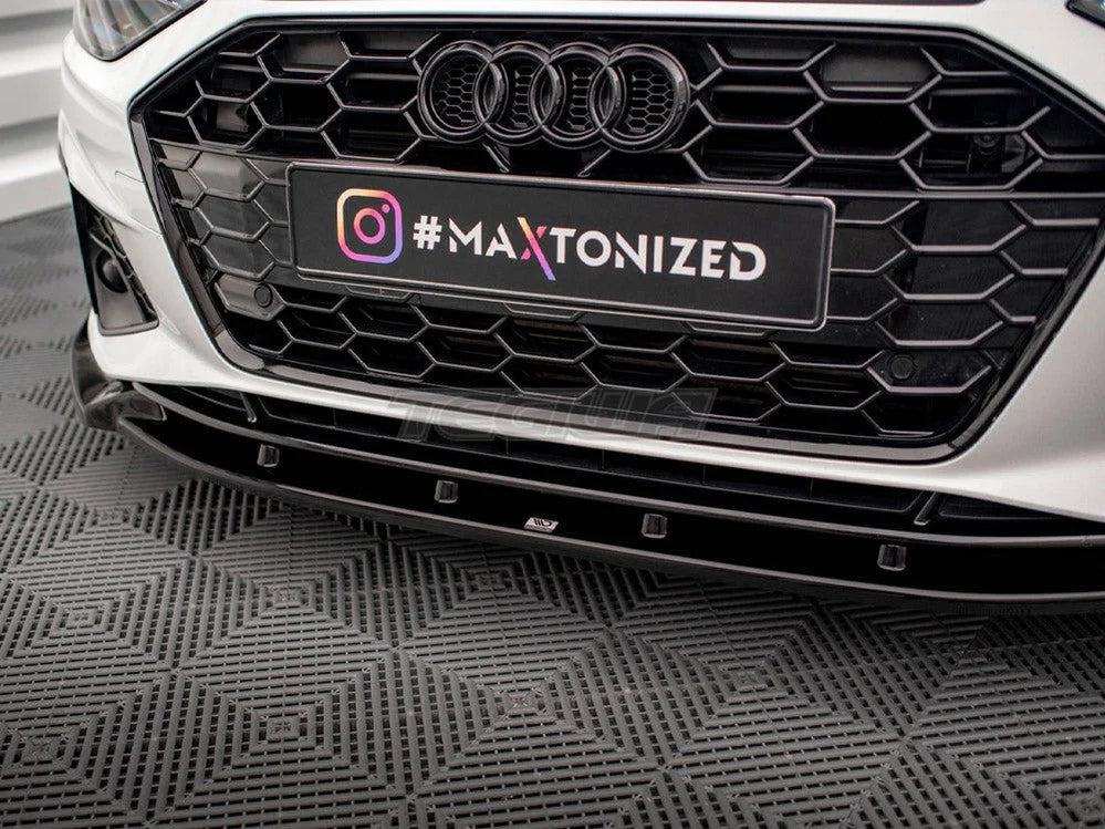 Maxton Design Front Splitter V.1 Audi A4 S-Line S4 B9 Facelift