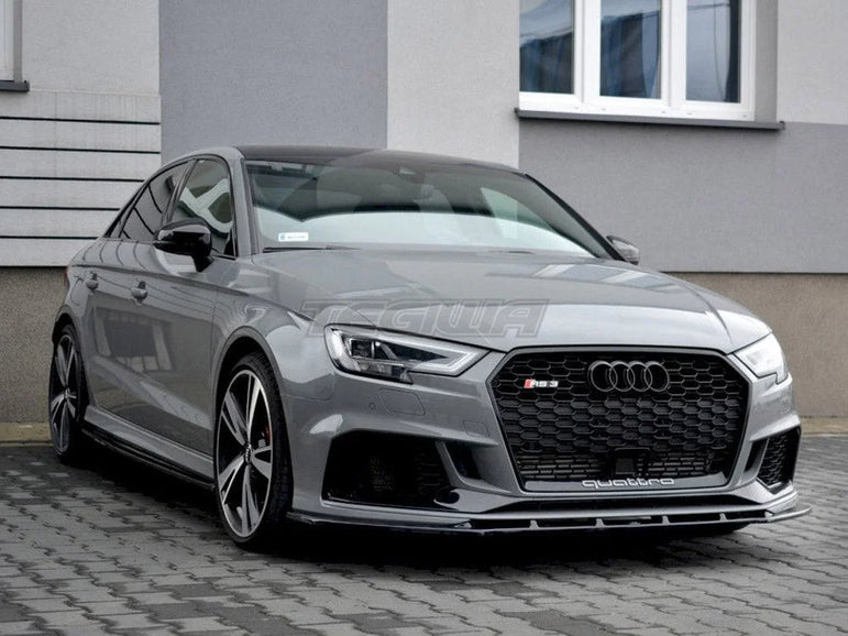 Maxton Design Front Splitter V.1 Audi RS3 8V Facelift Sedan 2017-20