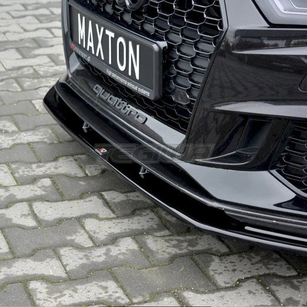 Maxton Design Front Splitter V.1 Audi RS3 8V Facelift Sportback 2017 - 20