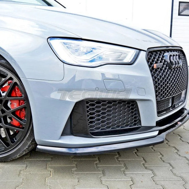 Maxton Design Front Splitter V.1 Audi RS3 8VA Sportback Pre-facelift 15-16