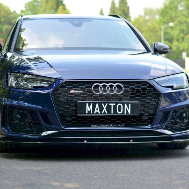 Maxton Design Front Splitter V.1 Audi RS4 B9 17-19