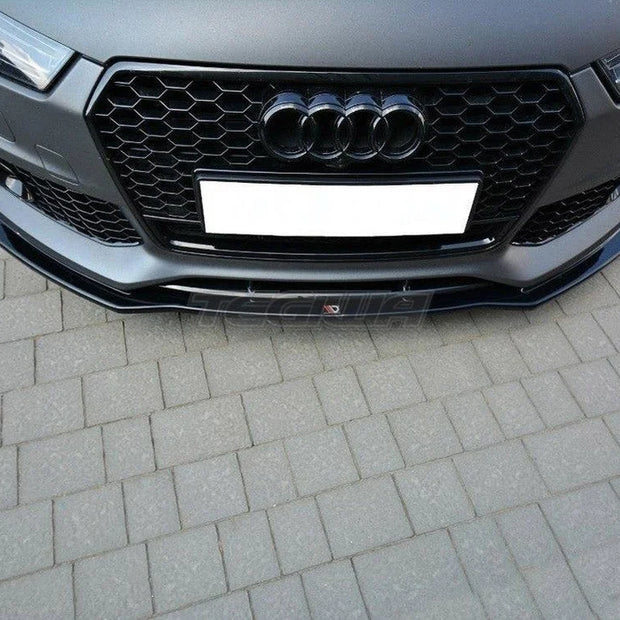 Maxton Design Front Splitter V.1 Audi RS7 C7 Facelift 14-17