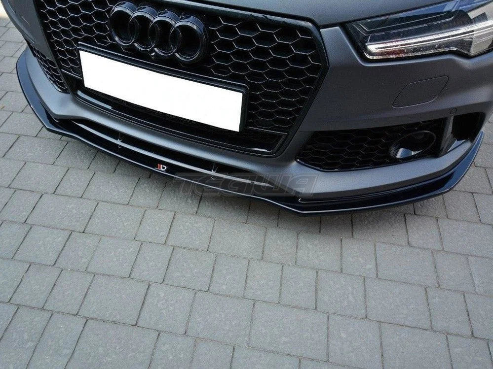 Maxton Design Front Splitter V.1 Audi RS7 C7 Facelift 14-17