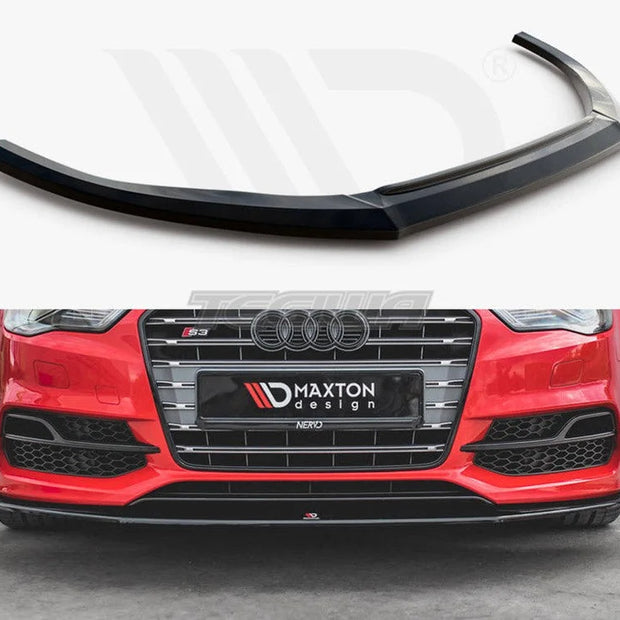 Maxton Design Front Splitter V.1 Audi S3 A3 S-line 8V Sedan Cabrio 13-16