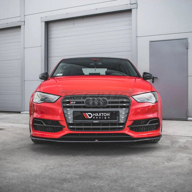 Maxton Design Front Splitter V.1 Audi S3 A3 S-line 8V Sedan Cabrio 13-16