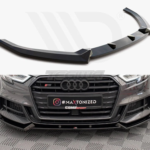 Maxton Design Front Splitter V.1 Audi S3 Sportback 8V Facelift