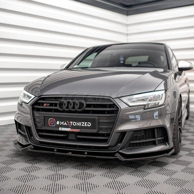 Maxton Design Front Splitter V.1 Audi S3 Sportback 8V Facelift