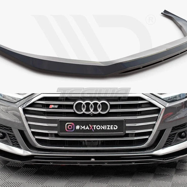 Maxton Design Front Splitter V.1 Audi S8 A8 S-Line D5