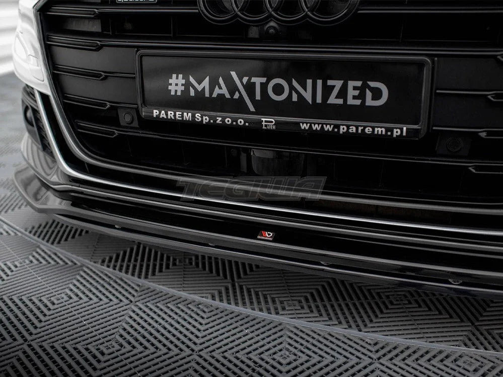Maxton Design Front Splitter V.1 Audi S8 A8 S-Line D5