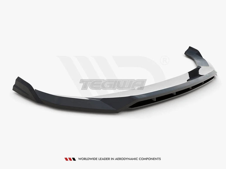Maxton Design Front Splitter V.1 Audi SQ5 Q5 S-Line SUV Sportback Mk2 Facelift