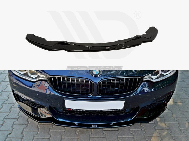 Maxton Design Front Splitter V.1 BMW 4-Series F32 M-sport 13-16