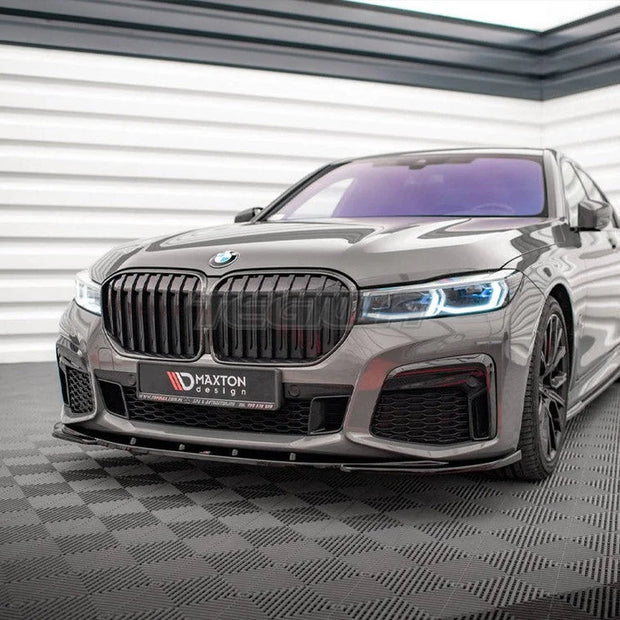 Maxton Design Front Splitter V.1 BMW 7-Series G11 M-pack Facelift 2019-