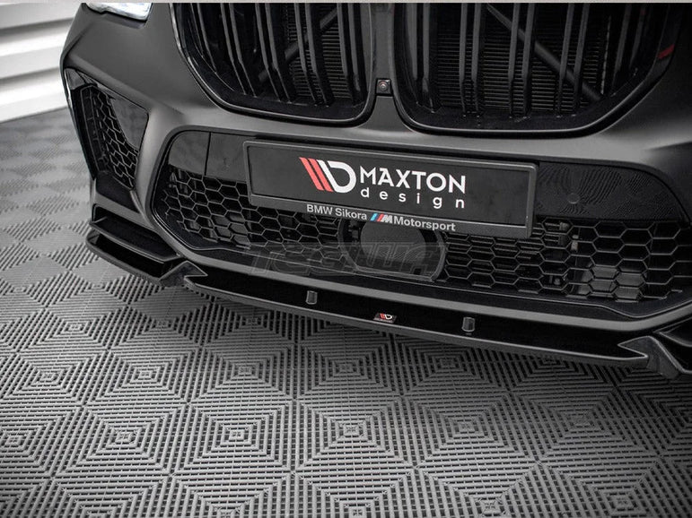 Maxton Design Front Splitter V.1 BMW X5M F95 2018-