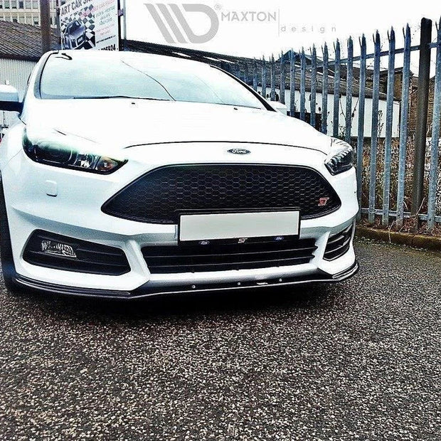 Maxton Design Front Splitter V.1 Focus ST MK3 Facelift Model