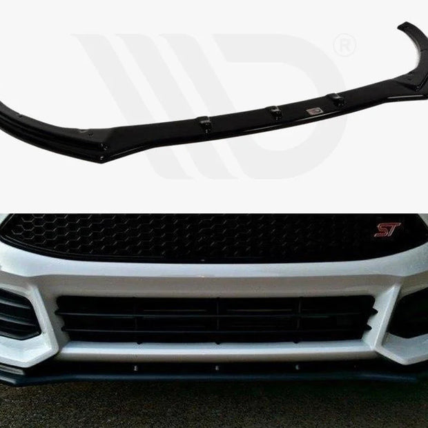 Maxton Design Front Splitter V.1 Focus ST MK3 Facelift Model