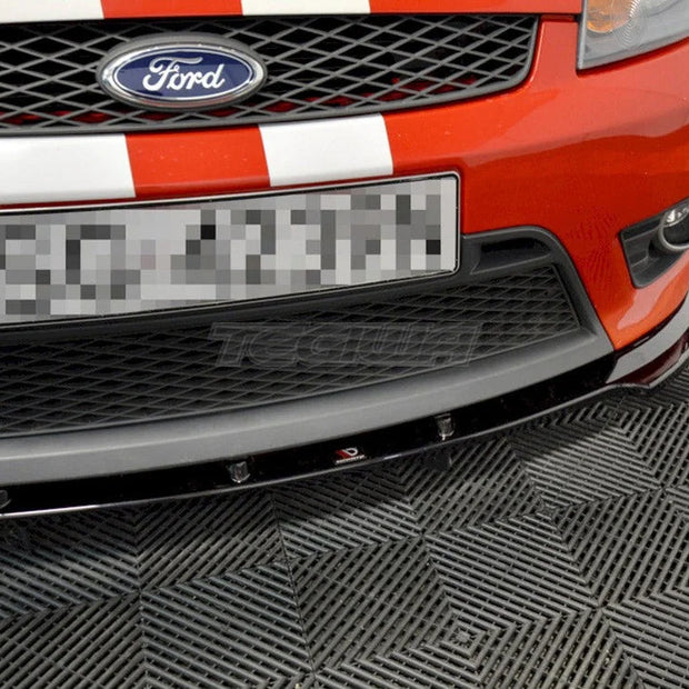 Maxton Design Front Splitter V.1 Ford Fiesta MK 6 St zetec S 09-07