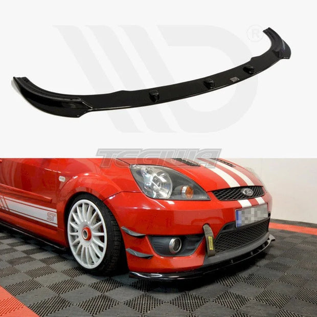 Maxton Design Front Splitter V.1 Ford Fiesta MK 6 St zetec S 09-07