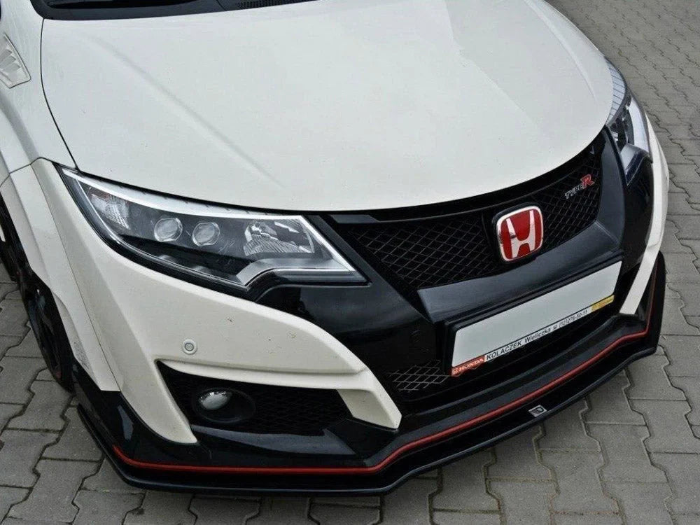 Maxton Design Front Splitter V.1 Honda Civic IX Type R 15-17