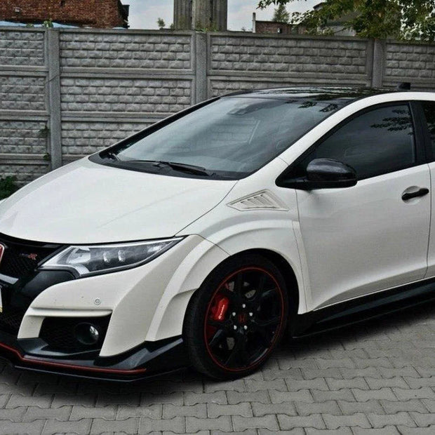Maxton Design Front Splitter V.1 Honda Civic IX Type R 15-17